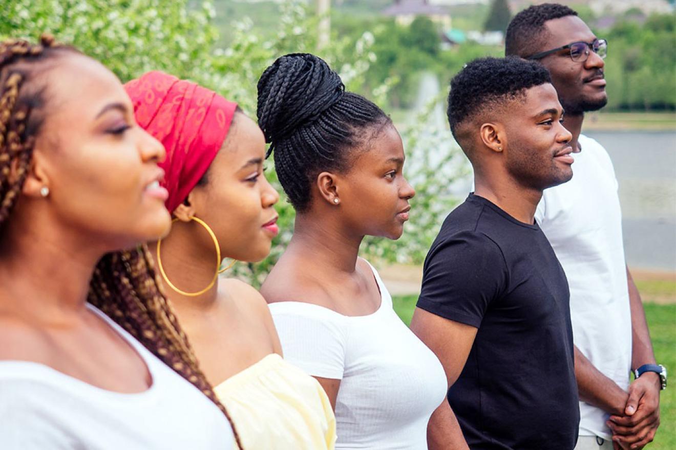 A group of youth .