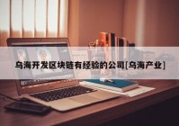 乌海开发区块链有经验的公司[乌海产业]